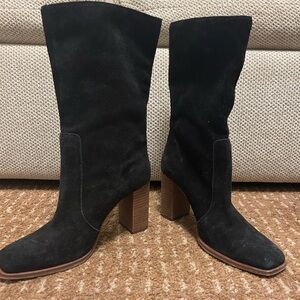 Dolce vita heeled suede boots